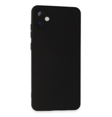 Samsung Galaxy A05 Kılıf Nano içi Kadife Silikon - Siyah