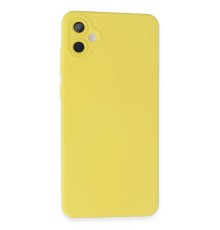 Samsung Galaxy A05 Kılıf Nano içi Kadife Silikon - Sarı