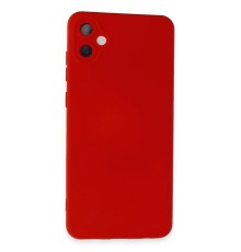 Samsung Galaxy A05 Kılıf Nano içi Kadife Silikon - Kırmızı