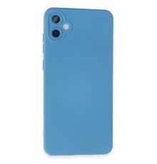 Samsung Galaxy A05 Kılıf Nano içi Kadife Silikon - Mavi