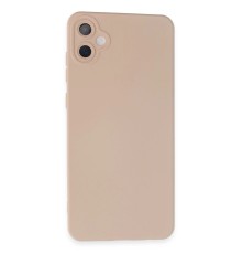 Samsung Galaxy A05 Kılıf Nano içi Kadife Silikon - Pudra