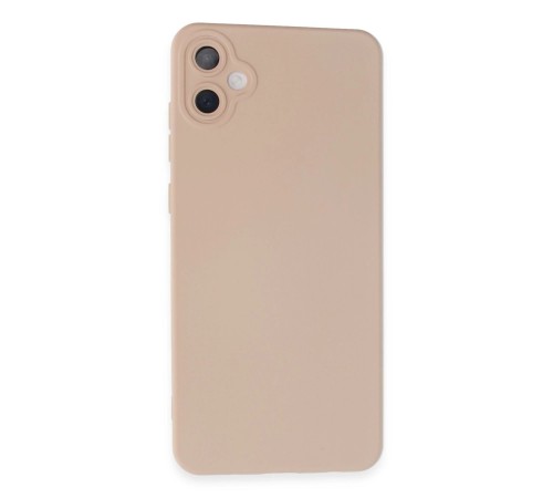 Samsung Galaxy A05 Kılıf Nano içi Kadife Silikon - Pudra Samsung Galaxy A05 Kılıf Nano içi Kadife Silikon - Pudra
