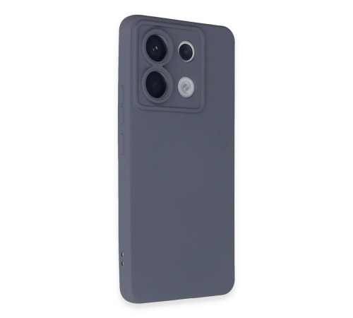 Xiaomi Redmi Note 13 Pro 5G Kılıf Nano içi Kadife Silikon - Gri Xiaomi Redmi Note 13 Pro 5G Kılıf Nano içi Kadife Silikon - Gri