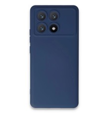Xiaomi Poco X6 Pro Kılıf Nano içi Kadife Silikon - Lacivert