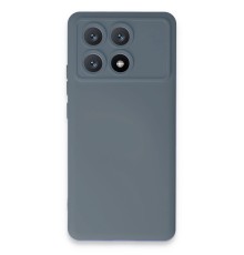 Xiaomi Poco X6 Pro Kılıf Nano içi Kadife Silikon - Gri
