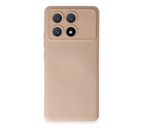 Xiaomi Poco X6 Pro Kılıf Nano içi Kadife Silikon - Pudra Xiaomi Poco X6 Pro Kılıf Nano içi Kadife Silikon - Pudra