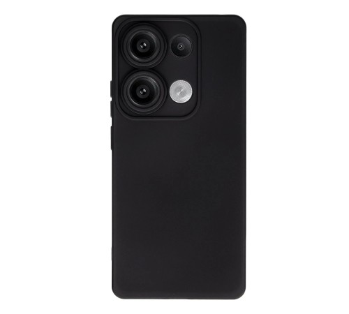 Xiaomi Redmi Note 13 4G Kılıf Nano içi Kadife Silikon - Siyah Xiaomi Redmi Note 13 4G Kılıf Nano içi Kadife Silikon - Siyah