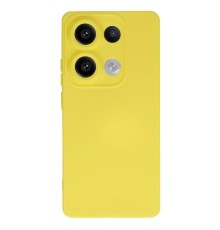 Xiaomi Redmi Note 13 4G Kılıf Nano içi Kadife Silikon - Sarı