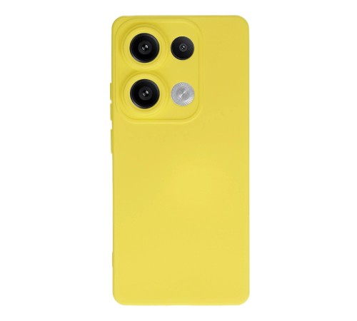 Xiaomi Redmi Note 13 4G Kılıf Nano içi Kadife Silikon - Sarı Xiaomi Redmi Note 13 4G Kılıf Nano içi Kadife Silikon - Sarı