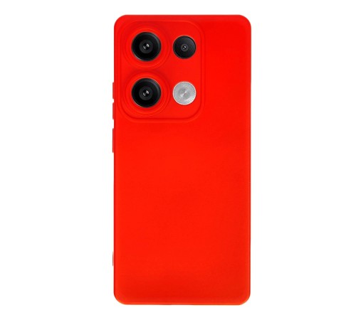 Xiaomi Redmi Note 13 4G Kılıf Nano içi Kadife Silikon - Kırmızı Xiaomi Redmi Note 13 4G Kılıf Nano içi Kadife Silikon - Kırmızı