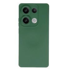 Xiaomi Redmi Note 13 4G Kılıf Nano içi Kadife Silikon - Koyu Yeşil