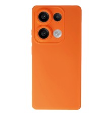 Xiaomi Redmi Note 13 Pro 4G Kılıf Nano içi Kadife Silikon - Turuncu