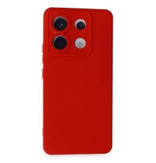 Xiaomi Redmi Note 13 Pro 5G Kılıf Nano içi Kadife Silikon - Kırmızı