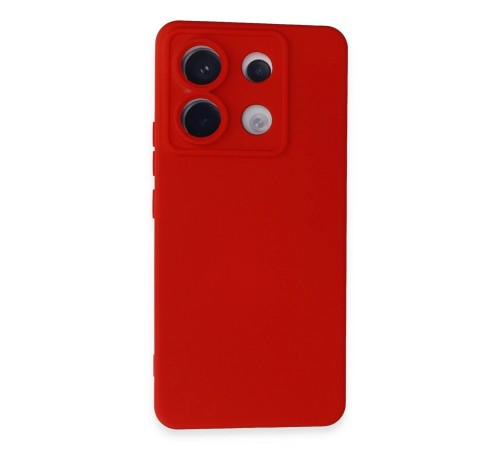 Xiaomi Redmi Note 13 Pro 5G Kılıf Nano içi Kadife Silikon - Kırmızı Xiaomi Redmi Note 13 Pro 5G Kılıf Nano içi Kadife Silikon - Kırmızı