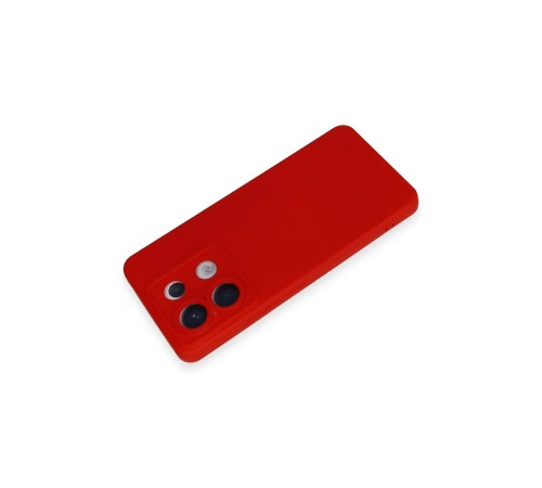 Xiaomi Redmi Note 13 Pro 5G Kılıf Nano içi Kadife Silikon - Kırmızı Xiaomi Redmi Note 13 Pro 5G Kılıf Nano içi Kadife Silikon - Kırmızı