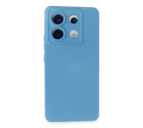 Xiaomi Redmi Note 13 Pro 5G Kılıf Nano içi Kadife Silikon - Mavi Xiaomi Redmi Note 13 Pro 5G Kılıf Nano içi Kadife Silikon - Mavi