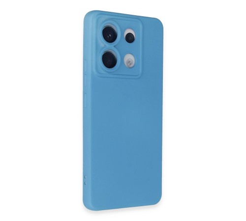 Xiaomi Redmi Note 13 Pro 5G Kılıf Nano içi Kadife Silikon - Mavi Xiaomi Redmi Note 13 Pro 5G Kılıf Nano içi Kadife Silikon - Mavi