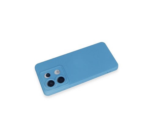 Xiaomi Redmi Note 13 Pro 5G Kılıf Nano içi Kadife Silikon - Mavi Xiaomi Redmi Note 13 Pro 5G Kılıf Nano içi Kadife Silikon - Mavi