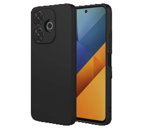 Xiaomi Redmi 13 4G Kılıf Nano içi Kadife Silikon - Siyah