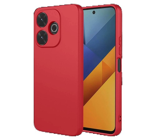 Xiaomi Redmi 13 4G Kılıf Nano içi Kadife Silikon - Kırmızı
