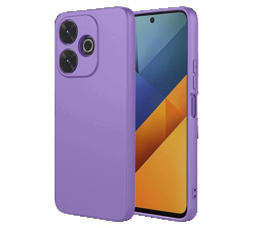 Xiaomi Redmi 13 4G Kılıf Nano içi Kadife Silikon - Lila