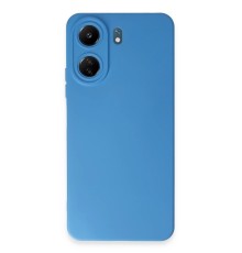 Xiaomi Redmi 13C Kılıf Nano içi Kadife Silikon - Mavi