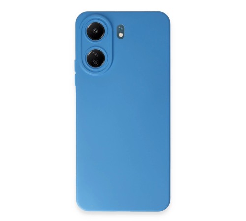 Xiaomi Redmi 13C Kılıf Nano içi Kadife Silikon - Mavi Xiaomi Redmi 13C Kılıf Nano içi Kadife Silikon - Mavi
