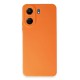 Xiaomi Redmi 13C Kılıf Nano içi Kadife Silikon - Turuncu