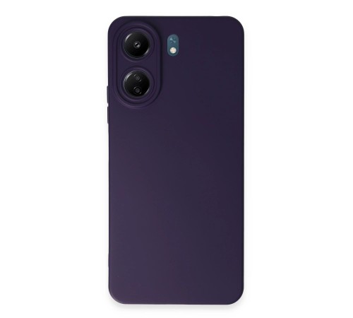 Xiaomi Redmi 13C Kılıf Nano içi Kadife Silikon - Mor Xiaomi Redmi 13C Kılıf Nano içi Kadife Silikon - Mor