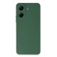 Xiaomi Redmi 13C Kılıf Nano içi Kadife Silikon - Koyu Yeşil