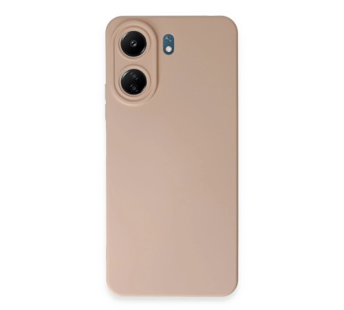 Xiaomi Redmi 13C Kılıf Nano içi Kadife Silikon - Pudra Xiaomi Redmi 13C Kılıf Nano içi Kadife Silikon - Pudra