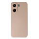 Xiaomi Redmi 13C Kılıf Nano içi Kadife Silikon - Pudra