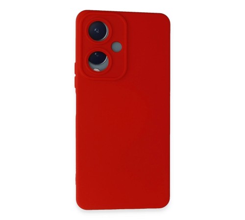 Vivo Y17S Kılıf Nano içi Kadife Silikon - Kırmızı Vivo Y17S Kılıf Nano içi Kadife Silikon - Kırmızı