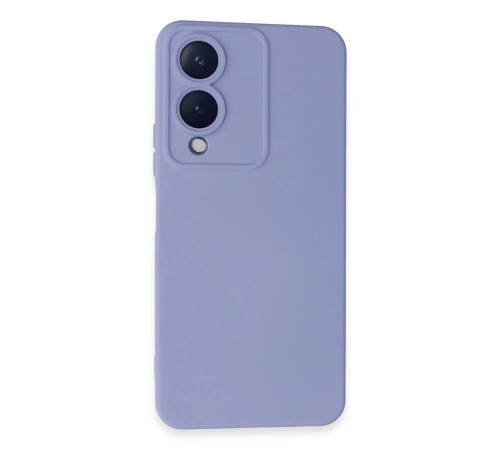 Vivo Y17S Kılıf Nano içi Kadife Silikon - Lila Vivo Y17S Kılıf Nano içi Kadife Silikon - Lila
