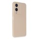 Vivo Y17S Kılıf Nano içi Kadife Silikon - Pudra
