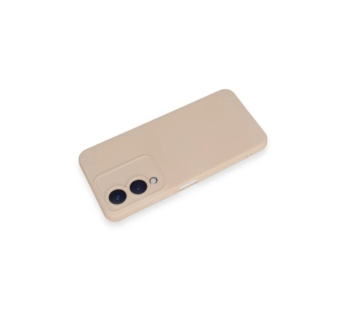 Vivo Y17S Kılıf Nano içi Kadife Silikon - Pudra Vivo Y17S Kılıf Nano içi Kadife Silikon - Pudra