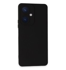 Vivo Y27 Kılıf Nano içi Kadife Silikon - Siyah