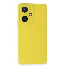 Vivo Y27 Kılıf Nano içi Kadife Silikon - Sarı