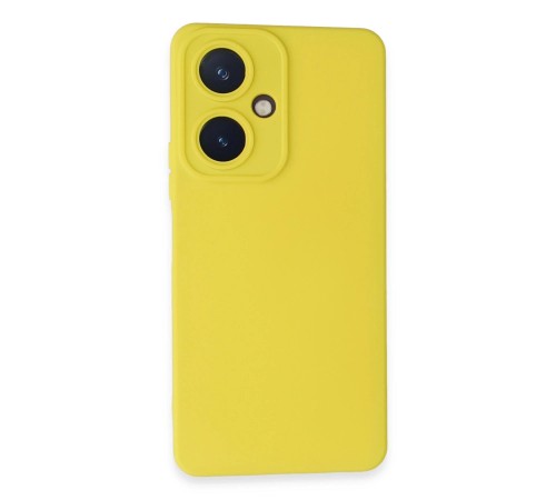 Vivo Y27 Kılıf Nano içi Kadife Silikon - Sarı Vivo Y27 Kılıf Nano içi Kadife Silikon - Sarı