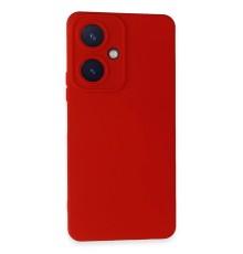 Vivo Y27 Kılıf Nano içi Kadife Silikon - Kırmızı