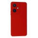 Vivo Y27 Kılıf Nano içi Kadife Silikon - Kırmızı