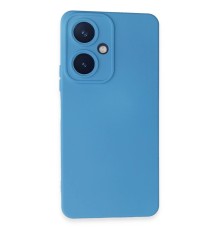Vivo Y27 Kılıf Nano içi Kadife Silikon - Mavi