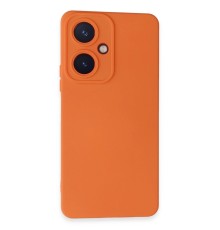 Vivo Y27 Kılıf Nano içi Kadife Silikon - Turuncu