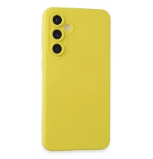 Samsung Galaxy S24 Kılıf Nano içi Kadife Silikon - Sarı