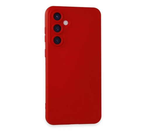 Samsung Galaxy S24 Kılıf Nano içi Kadife Silikon - Kırmızı Samsung Galaxy S24 Kılıf Nano içi Kadife Silikon - Kırmızı