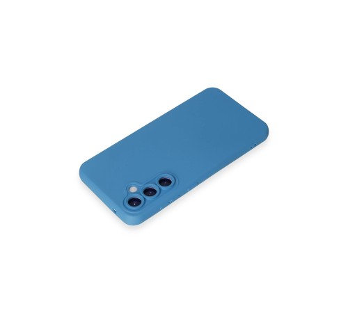 Samsung Galaxy S24 Kılıf Nano içi Kadife Silikon - Mavi Samsung Galaxy S24 Kılıf Nano içi Kadife Silikon - Mavi