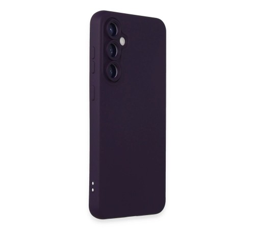 Samsung Galaxy S24 Kılıf Nano içi Kadife Silikon - Mor Samsung Galaxy S24 Kılıf Nano içi Kadife Silikon - Mor