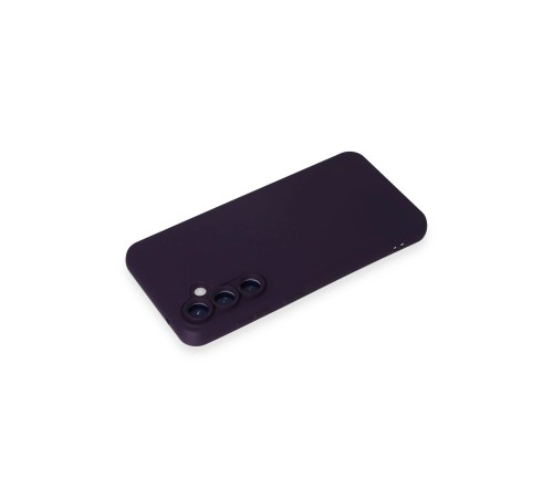 Samsung Galaxy S24 Kılıf Nano içi Kadife Silikon - Mor Samsung Galaxy S24 Kılıf Nano içi Kadife Silikon - Mor