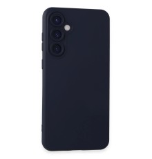 Samsung Galaxy S24 Kılıf Nano içi Kadife Silikon - Lacivert