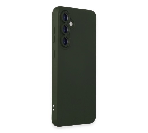 Samsung Galaxy S24 Kılıf Nano içi Kadife Silikon - Koyu Yeşil Samsung Galaxy S24 Kılıf Nano içi Kadife Silikon - Koyu Yeşil